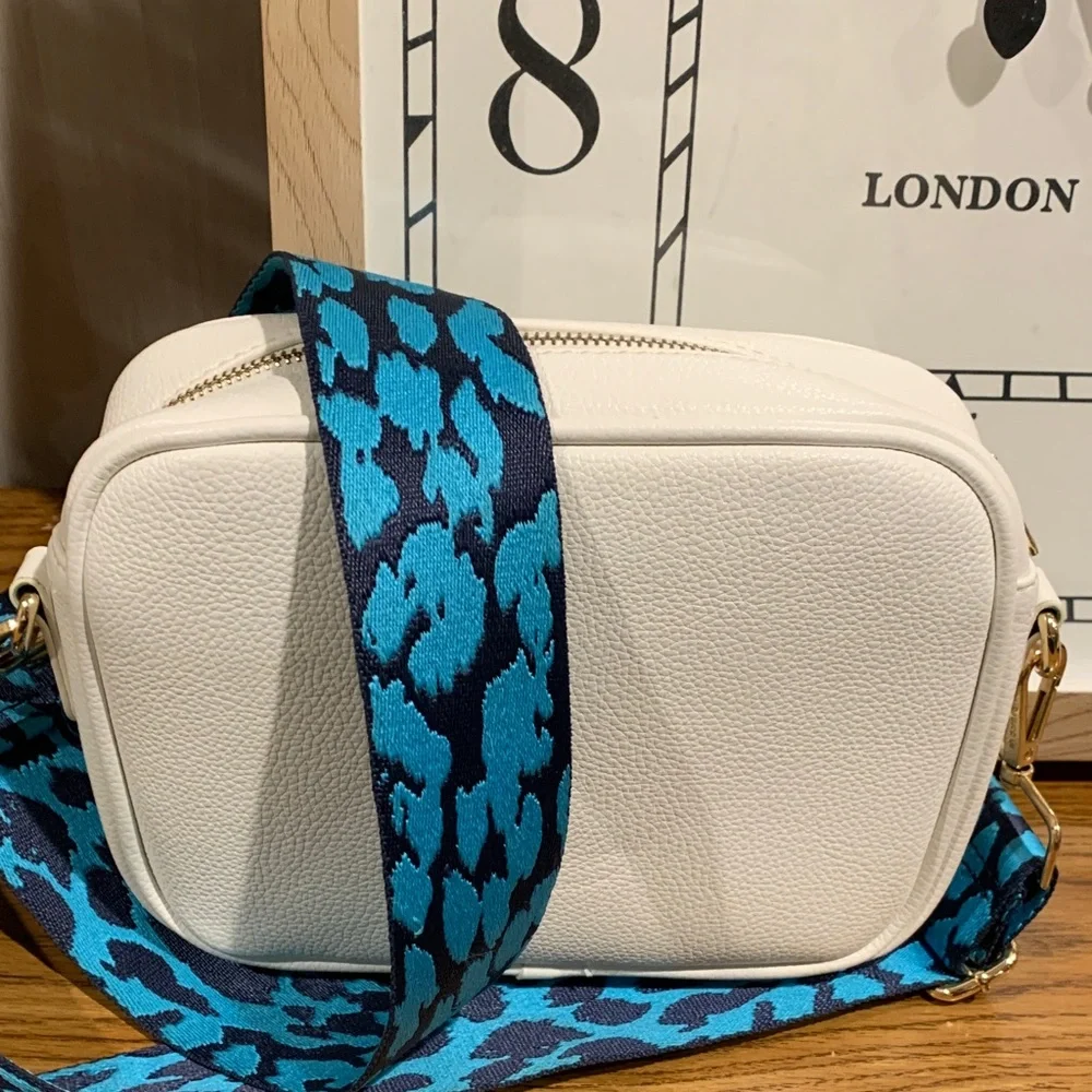 Ah Dorned Crossbody Bag with Blue Strap